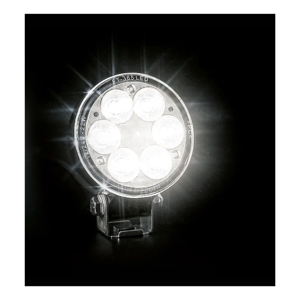 FRISTOM 12V-24V ÇALIŞMA LAMBASI 6-LEDLİ 5700K 1600 LUMEN (125*90 MM)