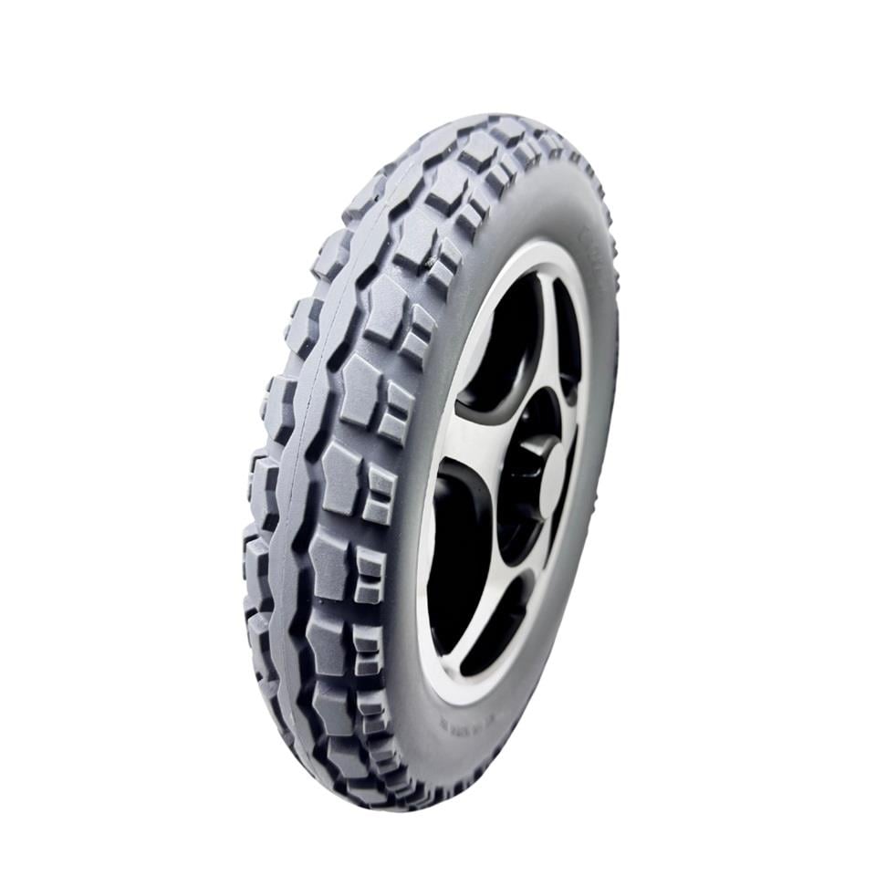 ARKA TEKERLEK SİLİKON DOLGU ALÜMİNYUM JANTLI 62-203 GRİ (12 1/2 X 2 1/4) ENGELLİ ARACI