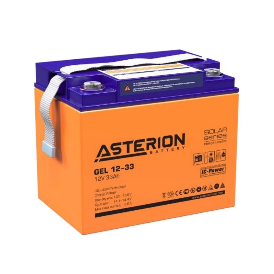 ASTERION 12V 33 AH ENGELLİ ARAÇ AKÜSÜ JEL (195*132*168) (10.6 KG)