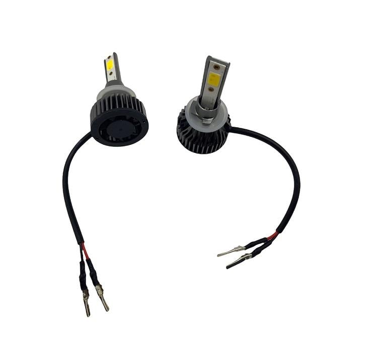 12V-24V H27 COB LED XENON FAR AMPUL SETİ 2000K 8000 LÜMEN (ALTIN SARI)