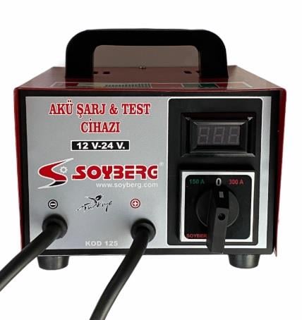 SOYBERG 4V-36V AKÜ TEST CİHAZI (2 KADEMELİ) (150 A/300 A)