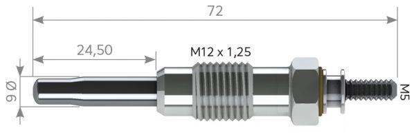 11V KIZDIRMA BUJİSİ FORD-MERCEDES-OPEL-PEUGEOT (ET.1 GERMANY)