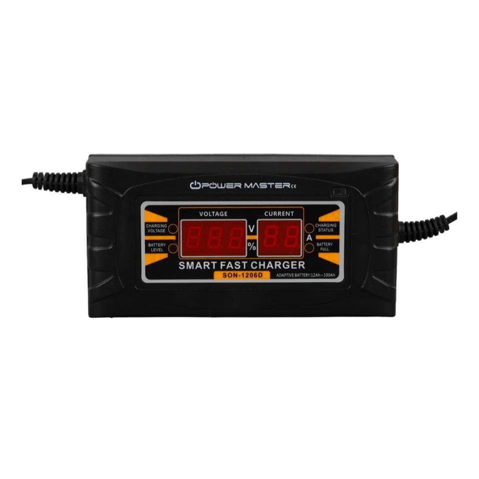 12V-24V ŞARJ REDRESÖRÜ (AKILLI AKÜ ŞARJ CİHAZI) OTOMATİK 6 A