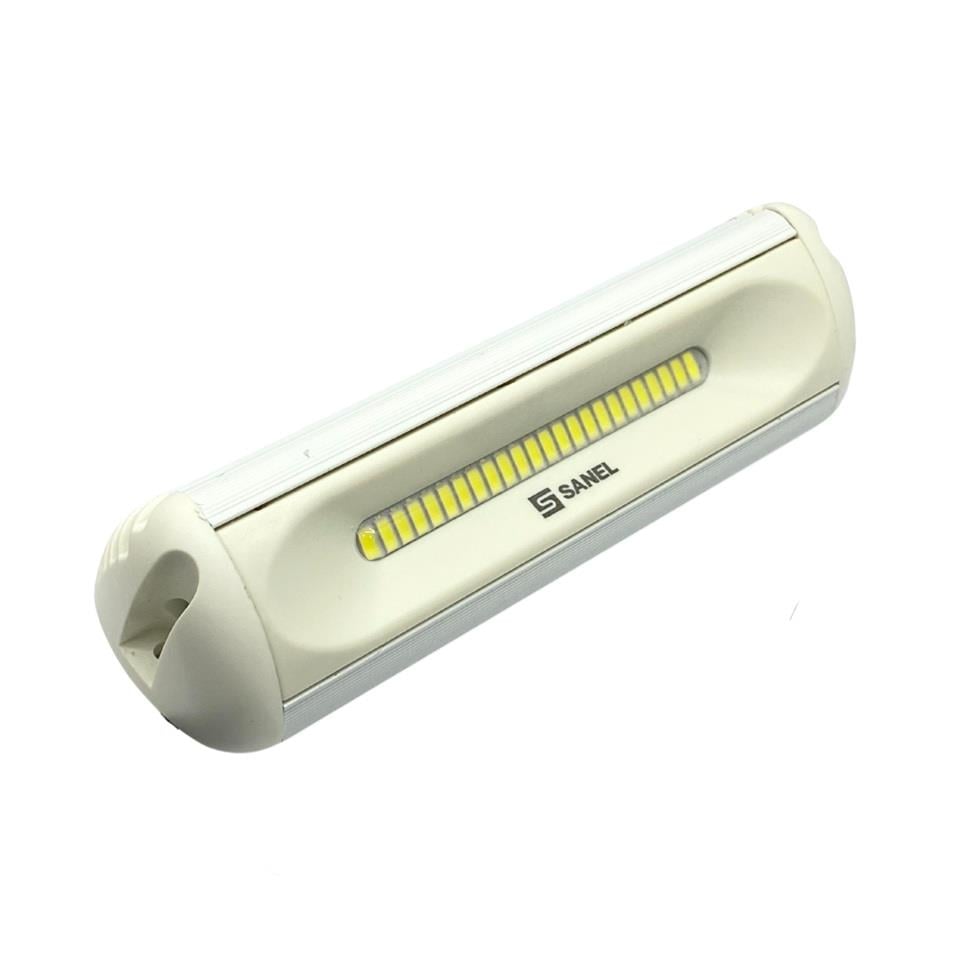 SANEL 10V-30V DIŞ AYDINLATMA LAMBASI (TAVAN LAMBASI) (24*0.5W LED) (SU GEÇİRMEZ) (200*80) (BEYAZ)