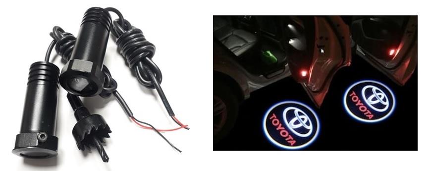 KAPI ALTI LOGO LAZER IŞIK LED 3D (TOYOTA) (2 AD)