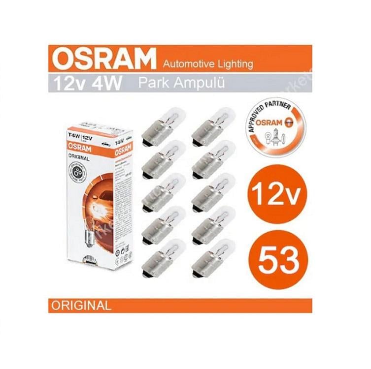 OSRAM 12V 53 AMPUL 4W (BA9s)