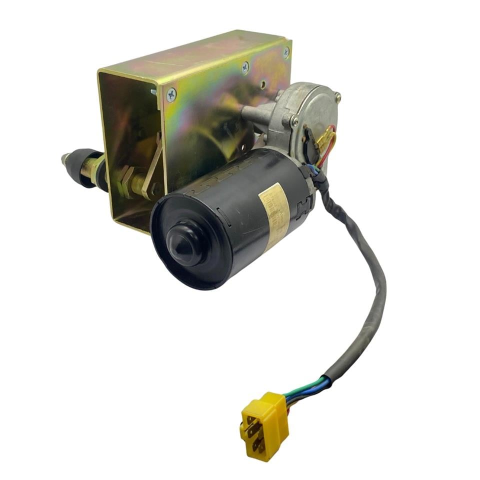 24V SİLECEK MOTORU MEKANİZMALI ÇİFT MİLLİ 70/70 (AÇIK) (BÜYÜK TİP) (190*140 MM)