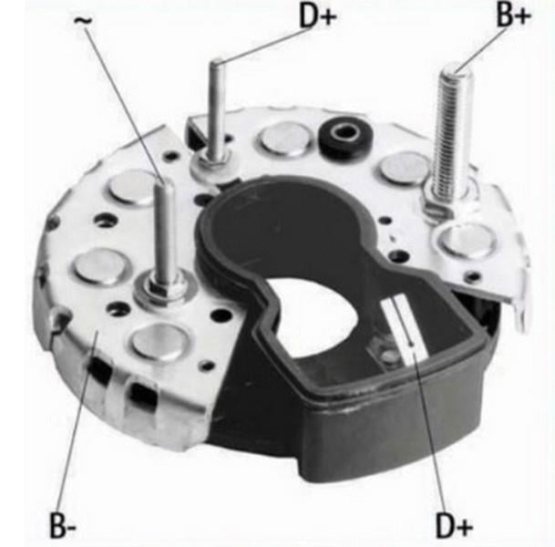 BOSCH DİYOT TABLASI  (3 CIVATALI M4/M5/M8) MERCEDES 2521 KAMYON