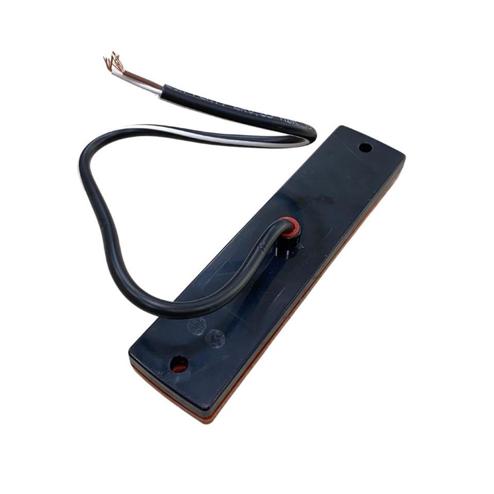 SERTPLAS 12V-24V YAN SİNYAL LAMBASI (SİDE MARKER) LEDLİ SARI KRONE TİP DORSE (130*32 MM) E9