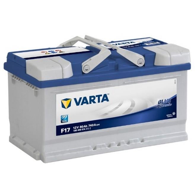 VARTA 12V 80 AH AKÜ BLUE DYNAMIC CCA 740 A (EN) (315*175*175) (ALÇAK)