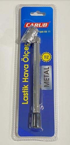 LASTİK HAVA BASINÇ ÖLÇER (10-120 psi) (MEKANİK) (METAL)