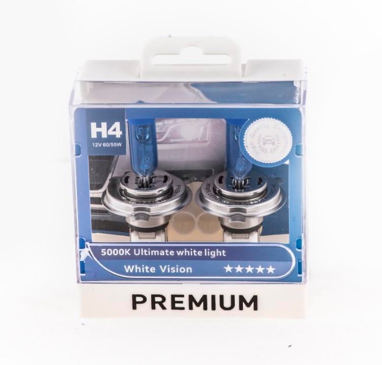 PREMIUM 12V H4 AMPUL 60/55W DIAMOND VISION 5000K (2 AD)