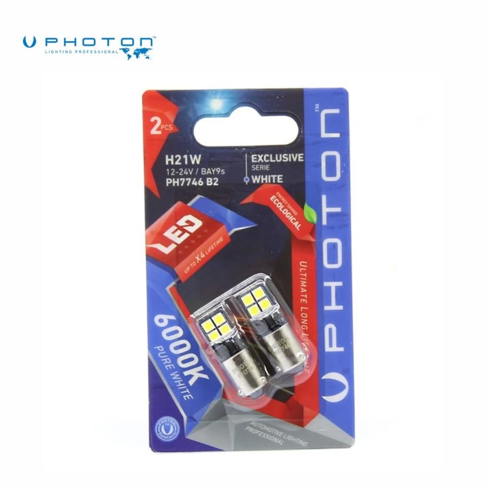 PHOTON 12V H21 AMPUL 8 LEDLİ BEYAZ CANBUS EXCLUSIVE (2 AD)
