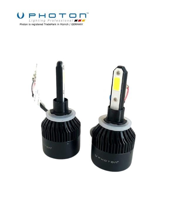 PHOTON 12V H27 COB LED XENON FAR AMPUL SETİ (880) 6000K 6000 LÜMEN
