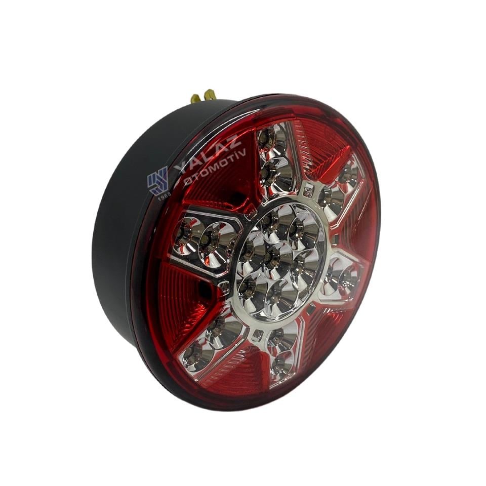 FARPLAS 24V GERİ VİTES LAMBASI LEDLİ (YUVARLAK) GÜLERYÜZ COBRA-MITSUBISHI-OTOKAR-TEMSA (122 MM)