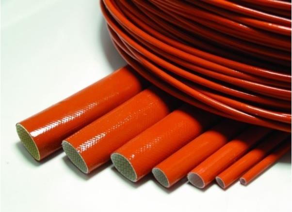 12 MM İZOLELİ CAM ELYAF MAKARON (YANMAZ MAKARON) (PARLAK) (-60°C +250°C) (1 MT)