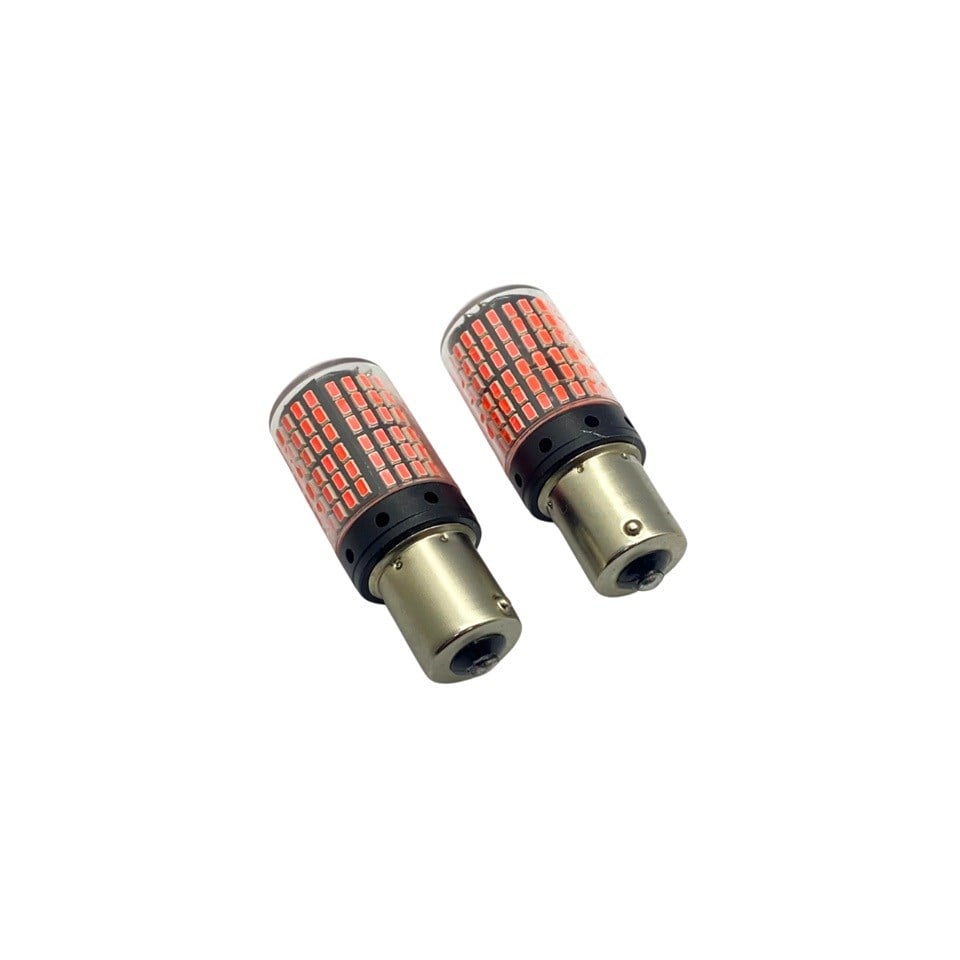 12V 93 AMPUL 144 LEDLİ  KIRMIZI (DÜZ TIRNAK) (2 AD)