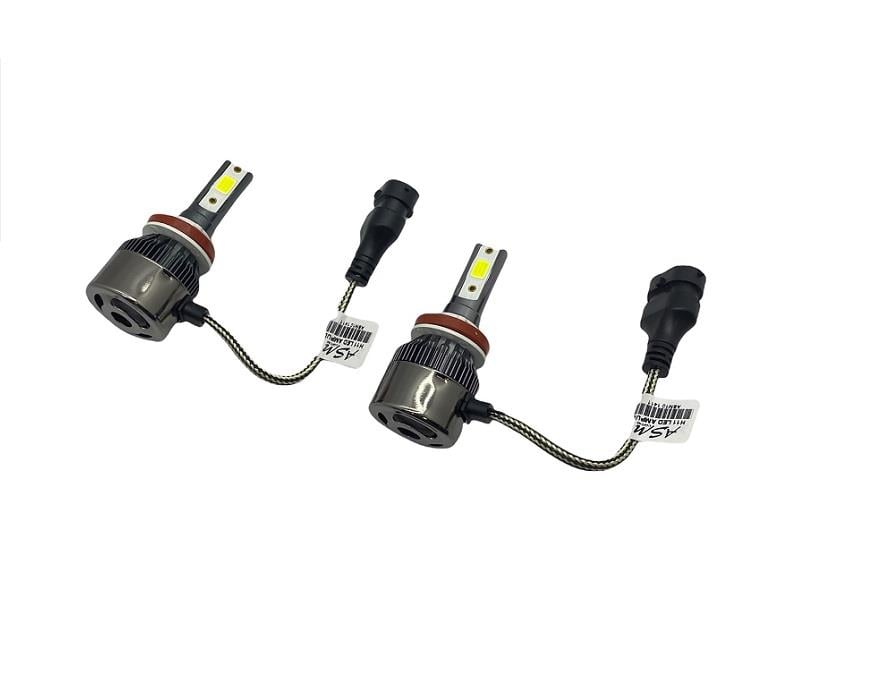 12V H11 COB LED XENON FAR AMPUL SETİ 6000K 8000 LÜMEN