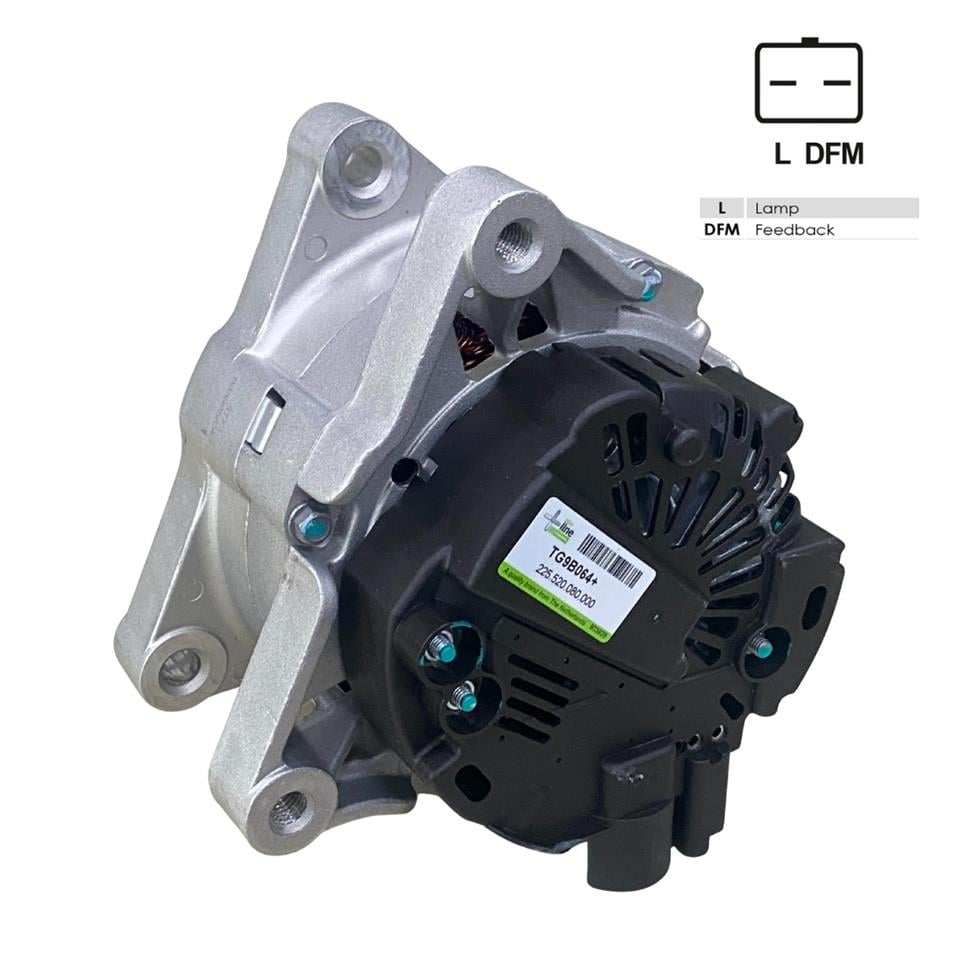 12V ALTERNATÖR DİNAMO 80 A (L-DFM) (4 AYAK) CITROEN BERLINGO-FIAT FIORINO-PEUGEOT BIPPER
