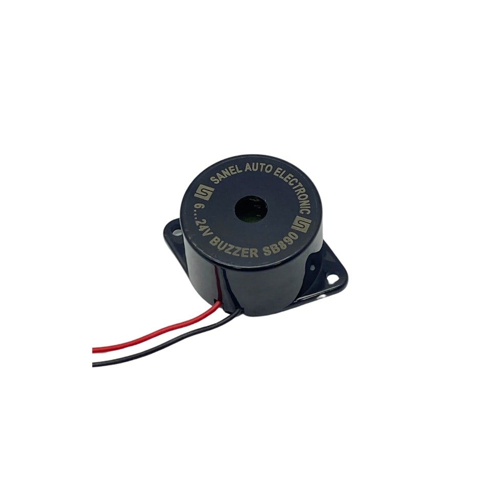 SANEL 6V-24V BUZZER KORNA (SÜREKLİ SESLİ)