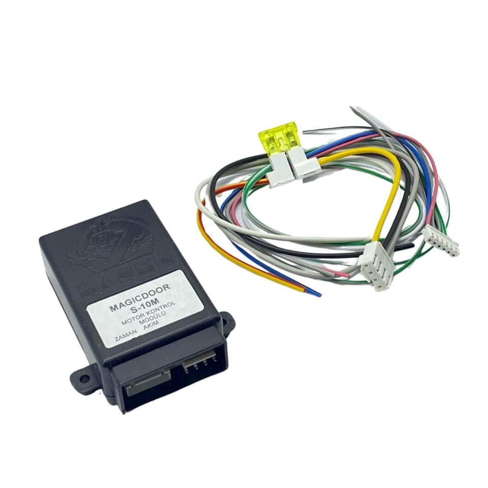 LASER MAGICDOOR 12V KAYAR KAPI MODÜLÜ (ZAMAN AYARLI-SIKIŞMA EMNİYETLİ-SWITCH GİRİŞLİ) (KUMANDASIZ)