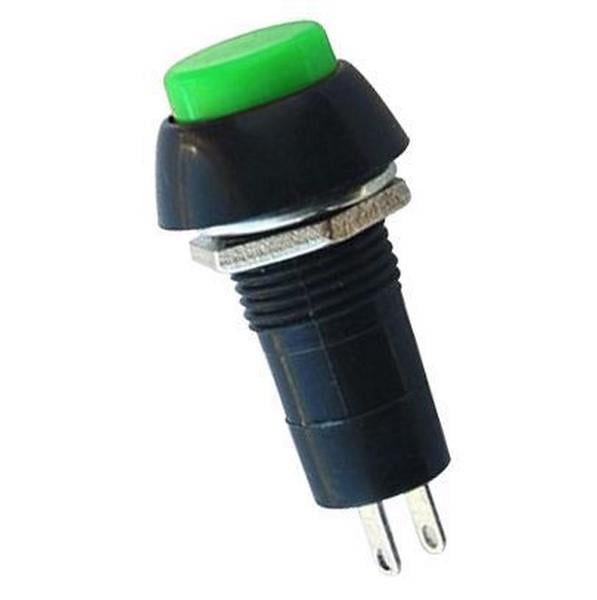 MİNİ BUTON PLS (KALICI) (ON/OFF) (12 MM) YEŞİL