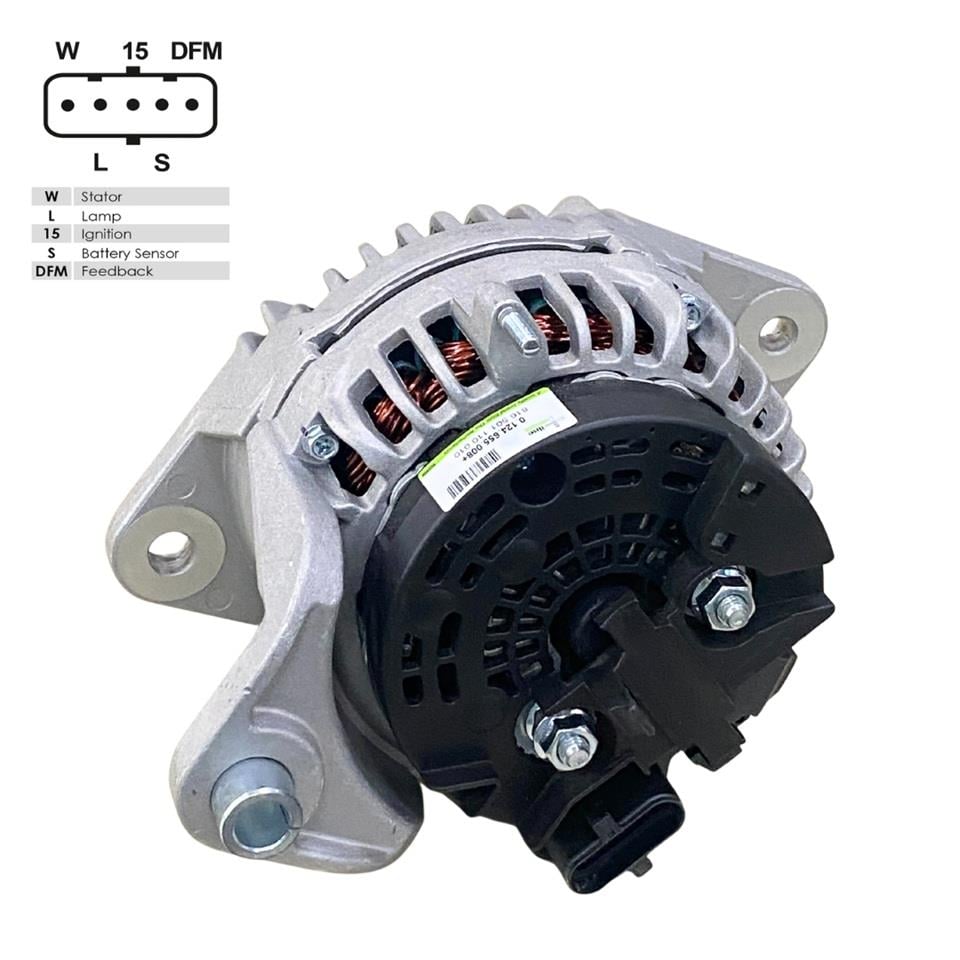 24V ALTERNATÖR DİNAMO BOSCH TİPİ 110 A (5 FİŞ SOKETLİ) (W-L-15-S-DFM) RENAULT-VOLVO