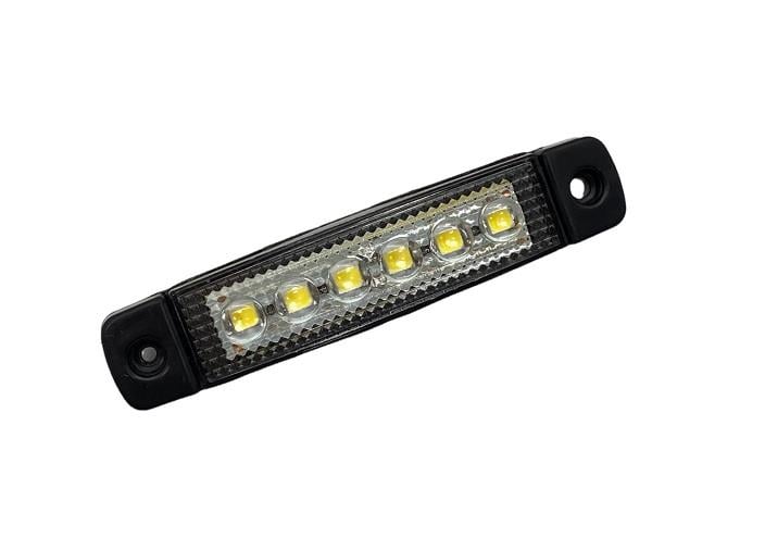 12V-24V PARMAK LAMBA 6-LEDLİ BEYAZ (95*19 MM)