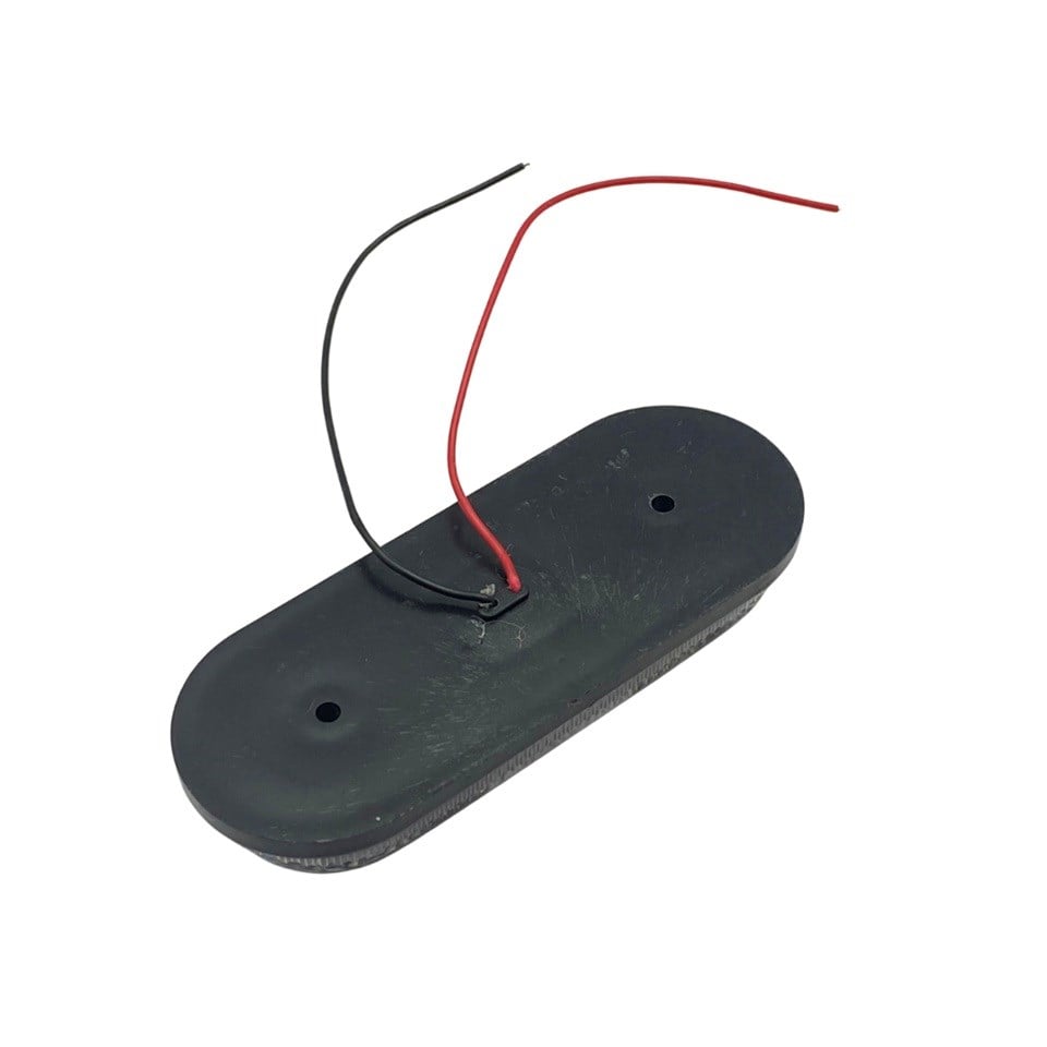 24V YAN PARK LAMBASI DORSE SİDE MARKER BEYAZ OVAL (4 LEDLİ)