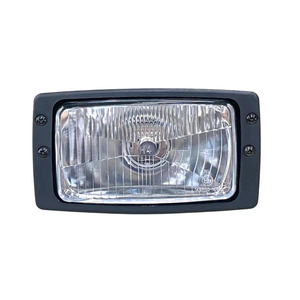 24V FAR DİKDÖRTGEN H4 (PARKSIZ) (ÇERÇEVELİ) (182*102 MM) İŞ MAKİNASI