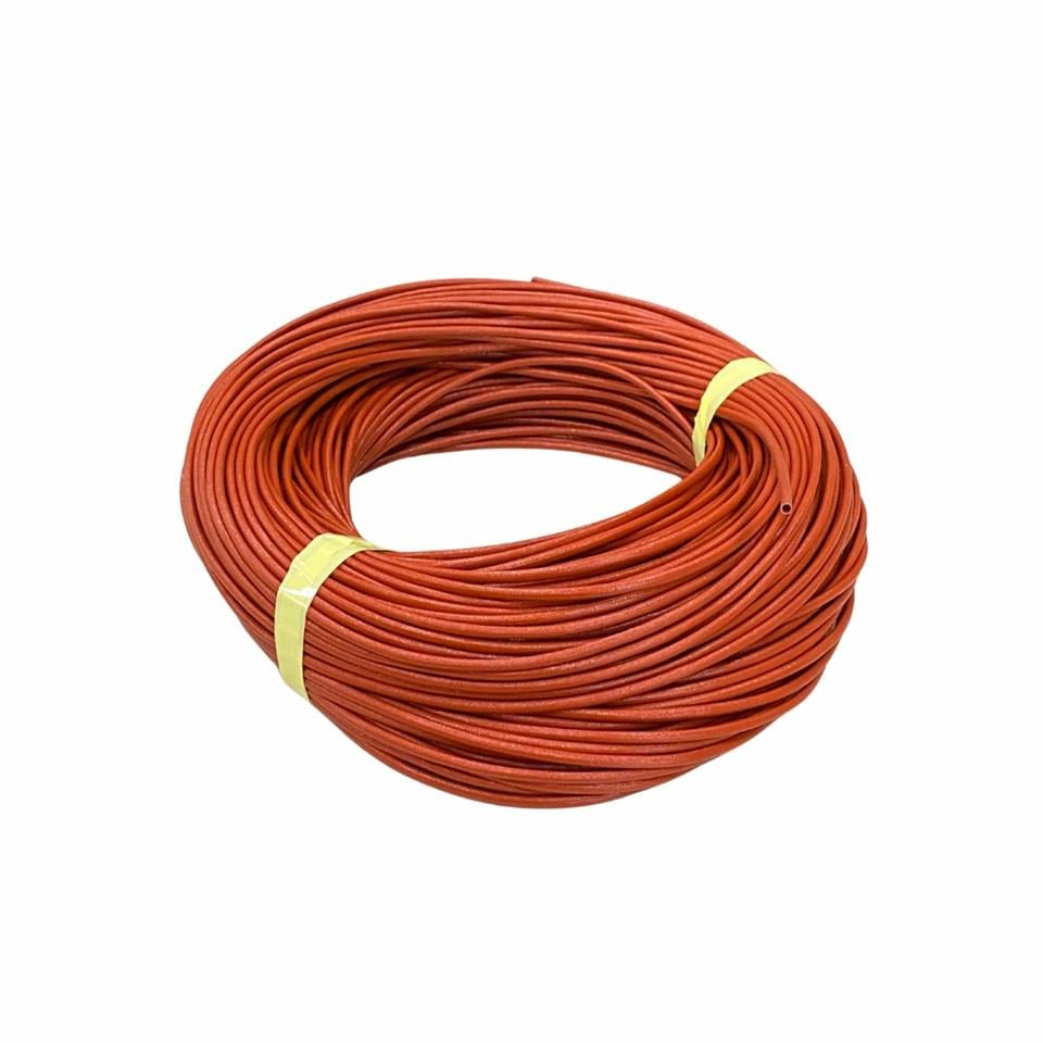 3 MM İZOLELİ CAM ELYAF MAKARON (YANMAZ MAKARON) (PARLAK) (-60°C +250°C) (1 MT)