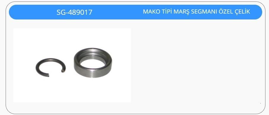 MARŞ SEGMAN YÜKSÜK TAKIMI MAKO TİPİ (ÖZEL ÇELİK) (BMM)