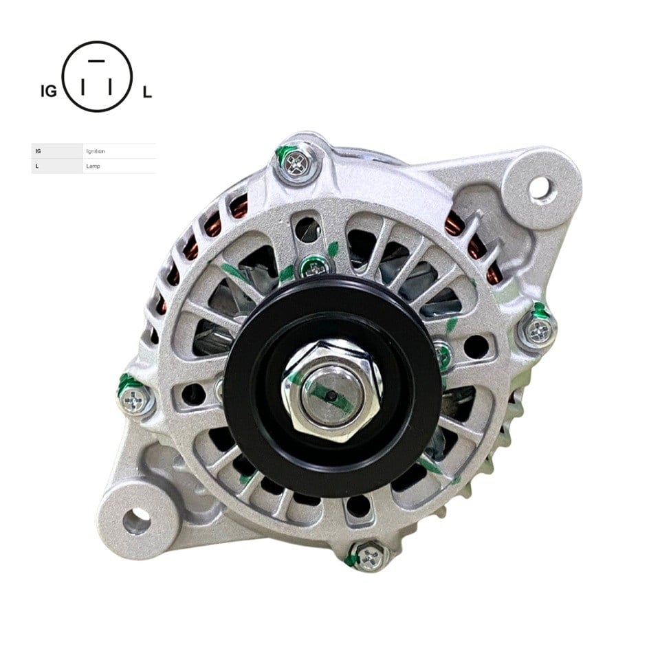 12V ALTERNATÖR DİNAMO MITSUBISHI TİPİ 50 A (3 FİŞ) (IG-L) CHEVROLET-PONTIAC-SUZUKI ALTO/SWIFT/VITARA