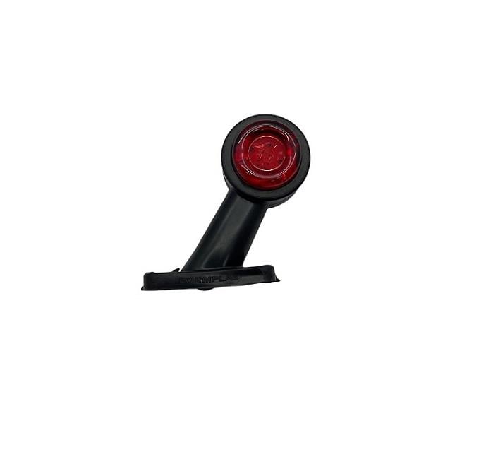 12V-24V MİNİ BOYNUZ LAMBASI DÜZ (12 LEDLİ) (KIRMIZI-BEYAZ)