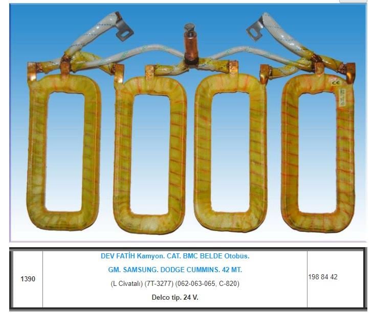 24V MARŞ YASTIĞI DELCO TİPİ 42MT