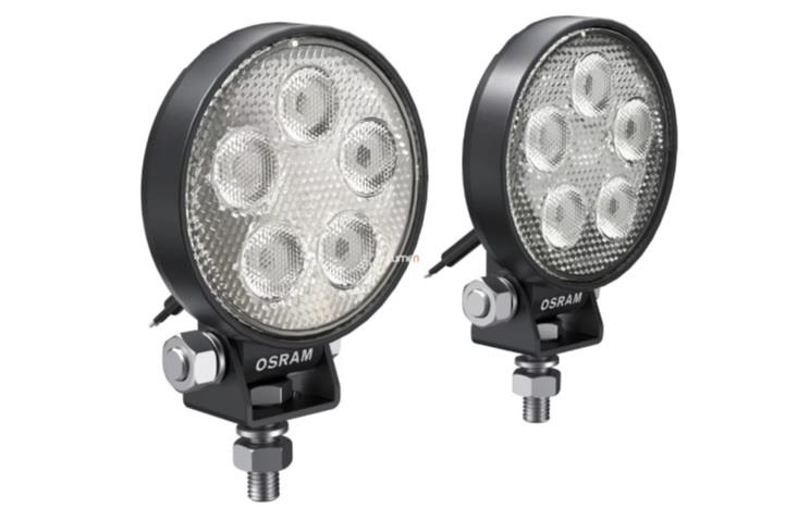 OSRAM 12V-24V OFF-ROAD ÇALIŞMA LAMBASI YUVARLAK (4 LEDLİ) 8W 6000K 550L (53 MT MESAFE) (75 MM) 2 AD