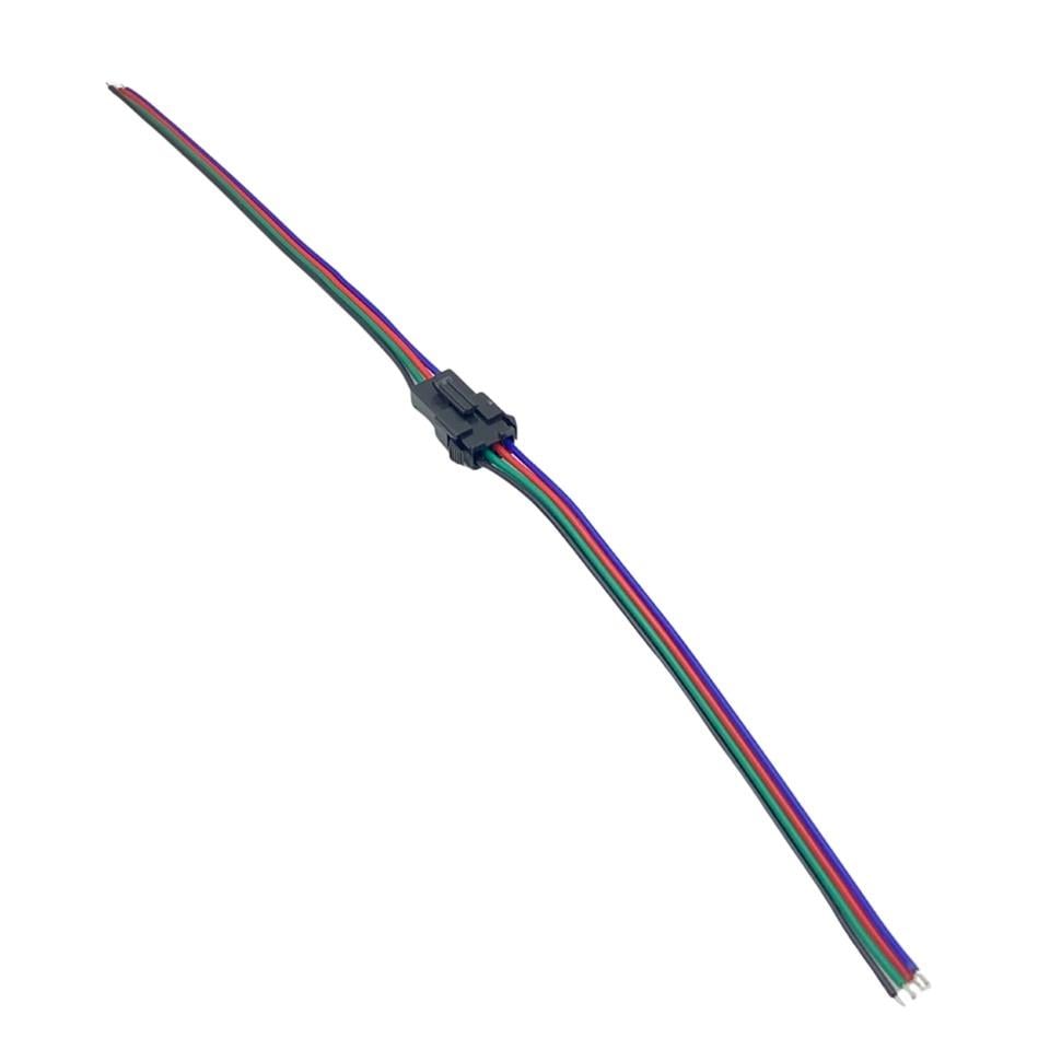 KONNEKTOR 4 PİN JST SM (4 FİŞ KABLOLU SOKET DİŞİ-ERKEK TAKIM)