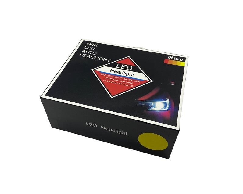 12V-24V HB4 9006 COB LED XENON FAR AMPUL SETİ 2000K 8000 LÜMEN (ALTIN SARI)