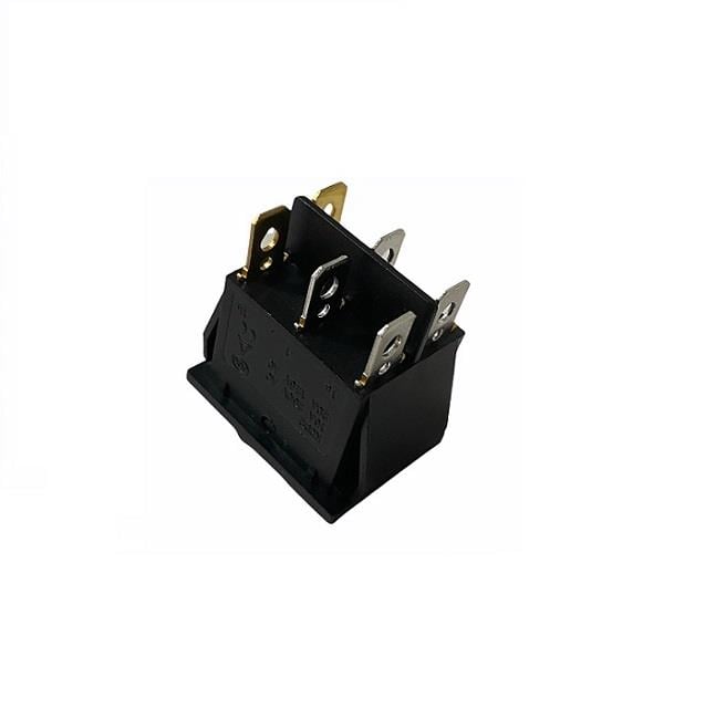 TUŞLU ANAHTAR ÇİFTLİ NOKTA IŞIKLI KARE TİP (ON-OFF) (6 FİŞ)