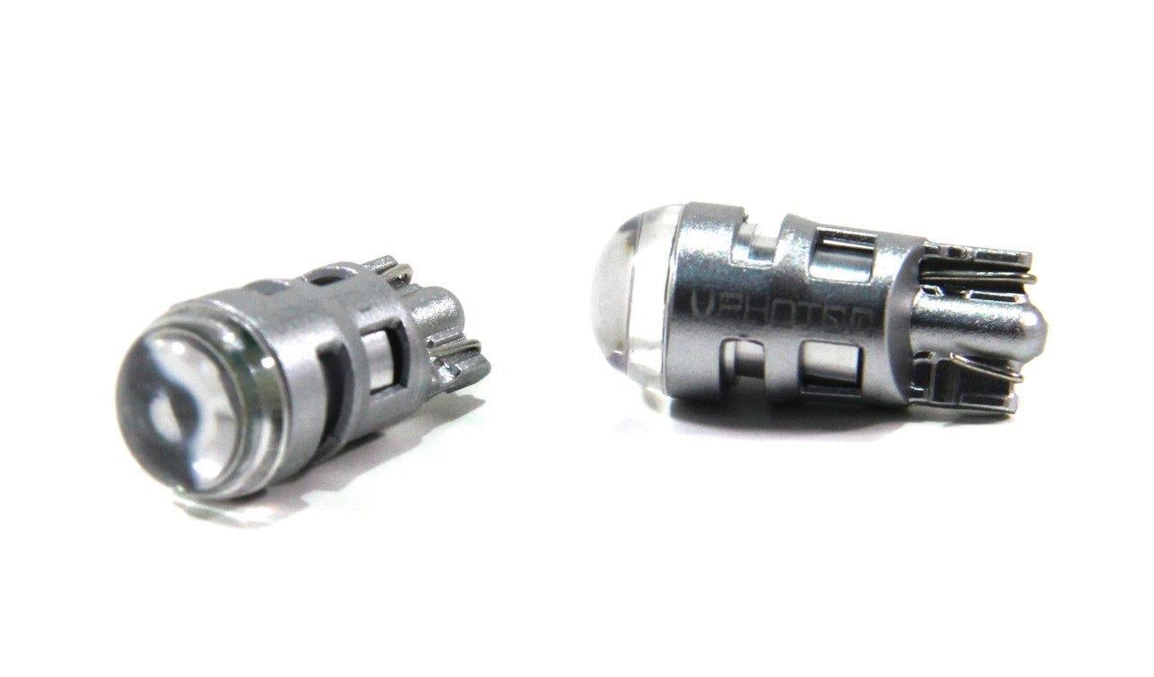 PHOTON 12V DİPSİZ AMPUL T10 MERCEKLİ (TEK LEDLİ) BEYAZ 7000K (2 AD)