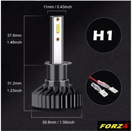 12V H1 CSP LED XENON FAR AMPUL SETİ 55W 6000K 6000 LÜMEN CANBUS