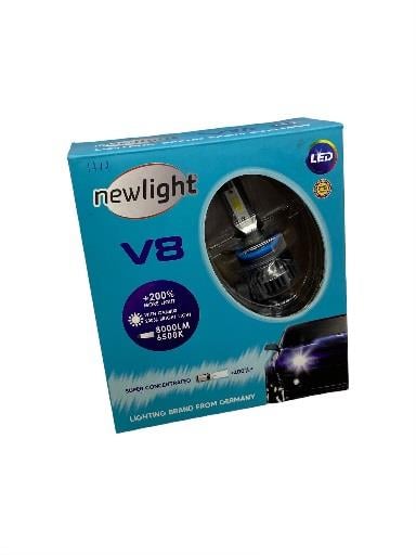 NEWLIGHT 8V-32V H11 DOB LED XENON FAR AMPUL SETİ 6500K 8000 LÜMEN