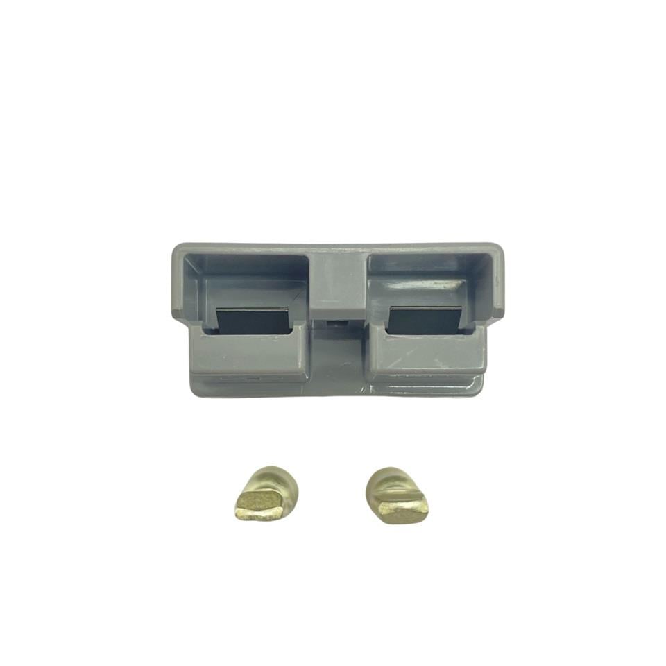 600V AKÜ SOKETİ 50A (GRİ) (ÇAP:36 BOY:48 MM)