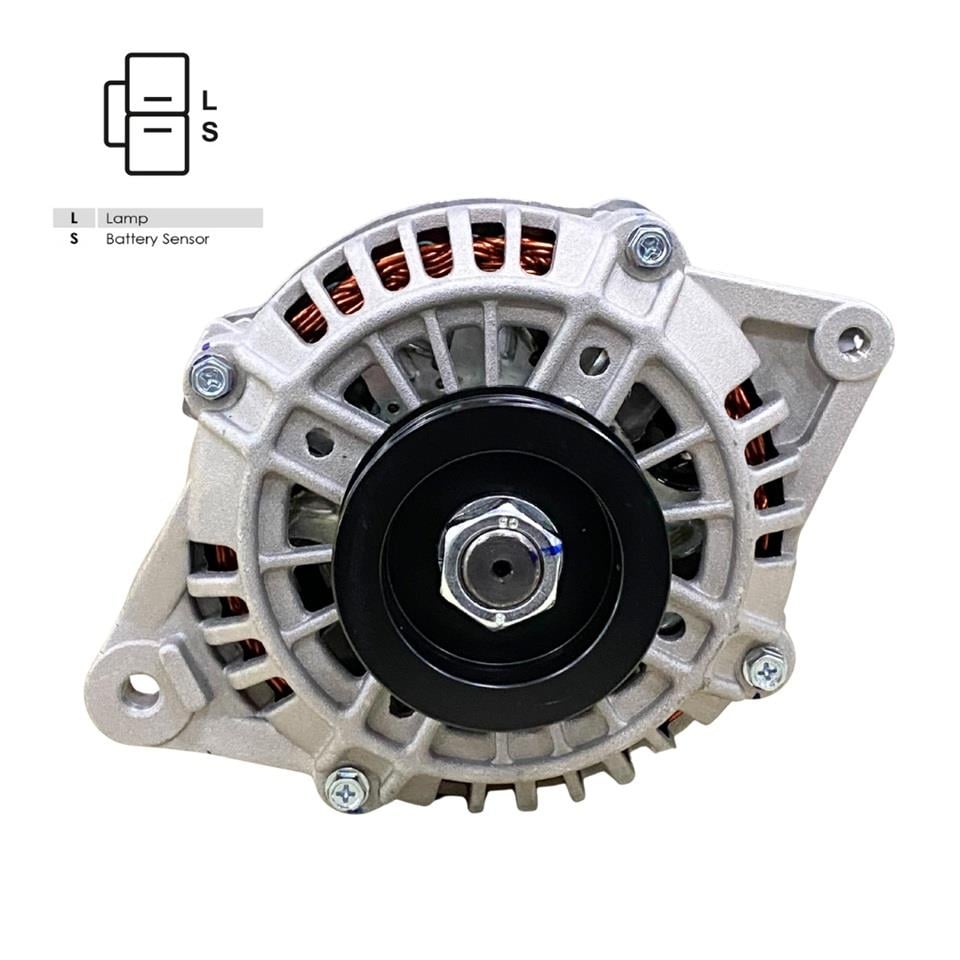 12V ALTERNATÖR DİNAMO 85 A (2 FİŞ) (L-S) HYUNDA EXCEL/SONATA-MITSUBISHI COLT/GALANT/LANCER
