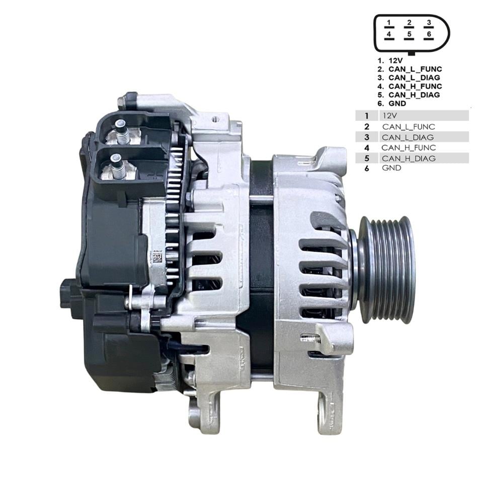 VALEO 48V ALTERNATÖR DİNAMO 250 A AUDI A3/Q3-CUPRA LEON-SEAT LEON-SKODA OCTAVIA IV-VW GOLF VIII