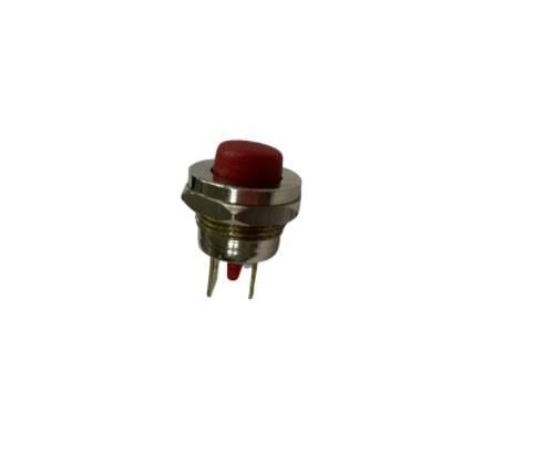 METAL BUTON MİNİ (FİŞLİ) (16 MM) KIRMIZI
