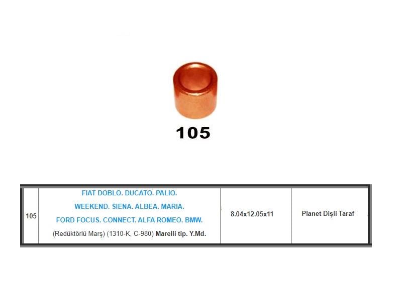 MARŞ BURCU MARELLI TİPİ (ORTA) ALFA ROMEO-BMW-FIAT ALBEA/DOBLO/DUCATO/PALIO-FORD FOCUS/CONNECT  