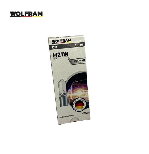 WOLFRAM 12V H21 AMPUL 21W (YAKIN TIRNAK) GERMANY