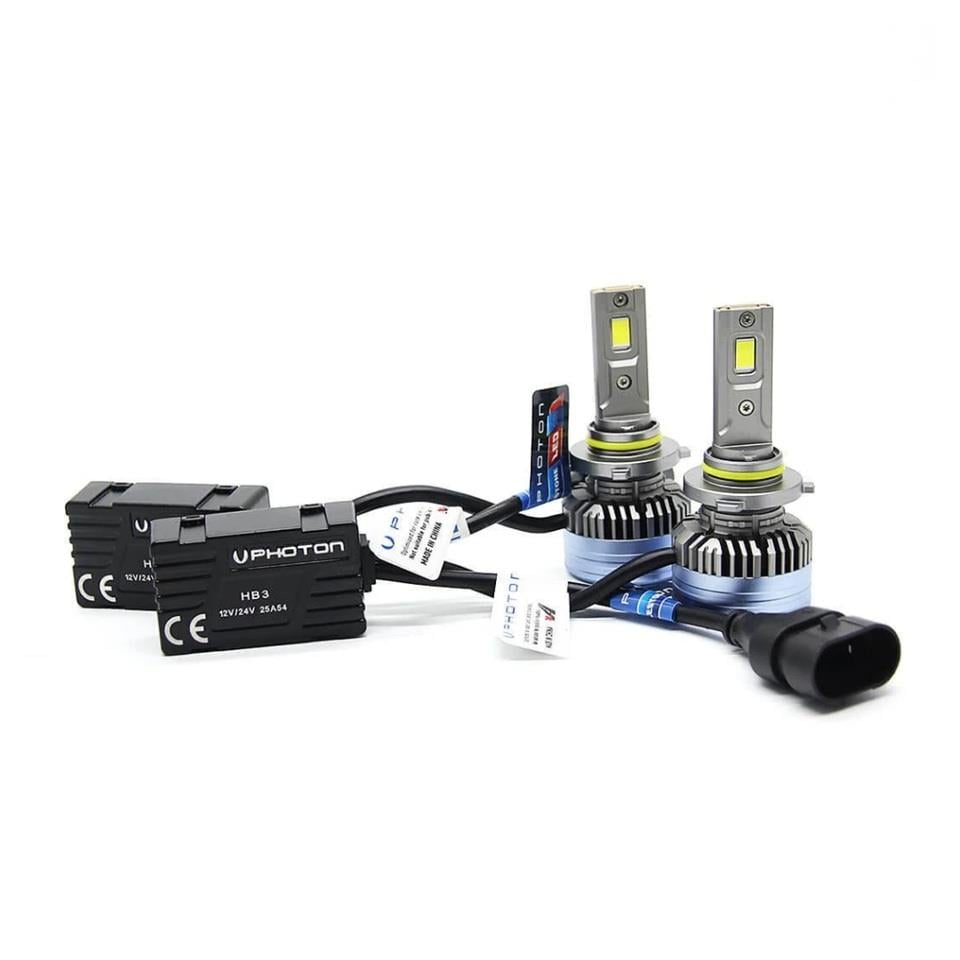 PHOTON 12V-24V HB3 CSP LED XENON FAR AMPUL SETİ KATANA 6000K 12000 LÜMEN (9005) CANBUS 