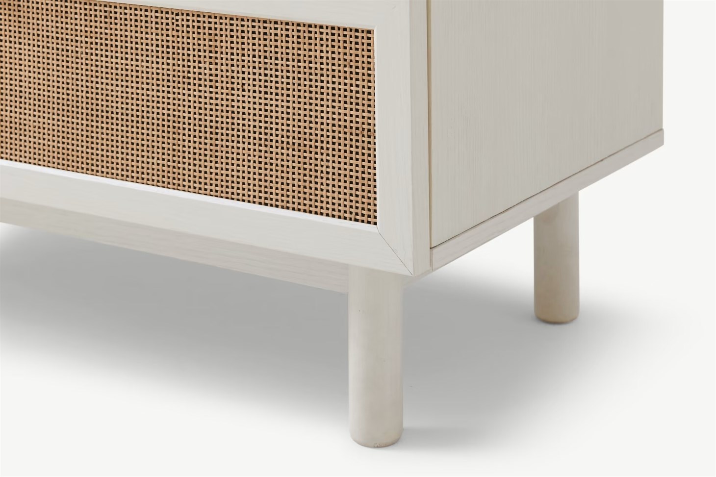 4 Çekmeceli Hazeran Şifonyer Rmn 9152, Meşe Ağacı & Beyaz